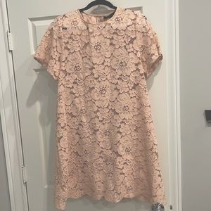 Beautiful blush pink lace dress.